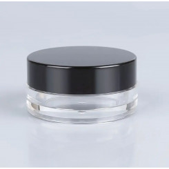 Баночка "МАЙАМІ" 2-3 мл з чорною кришкою
