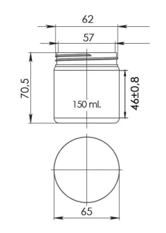 Баночка "МОХІТО" 150 мл 