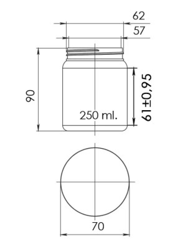 Баночка "МОХІТО" 250 мл 