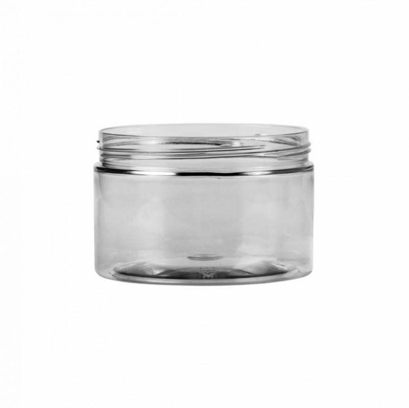 Баночка 250 мл "АНЖЕЛІКА" пластикова, біла кришка