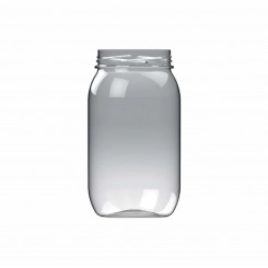 Баночка 500 мл "Оленка", пластикова, прозора, кришка на вибір
