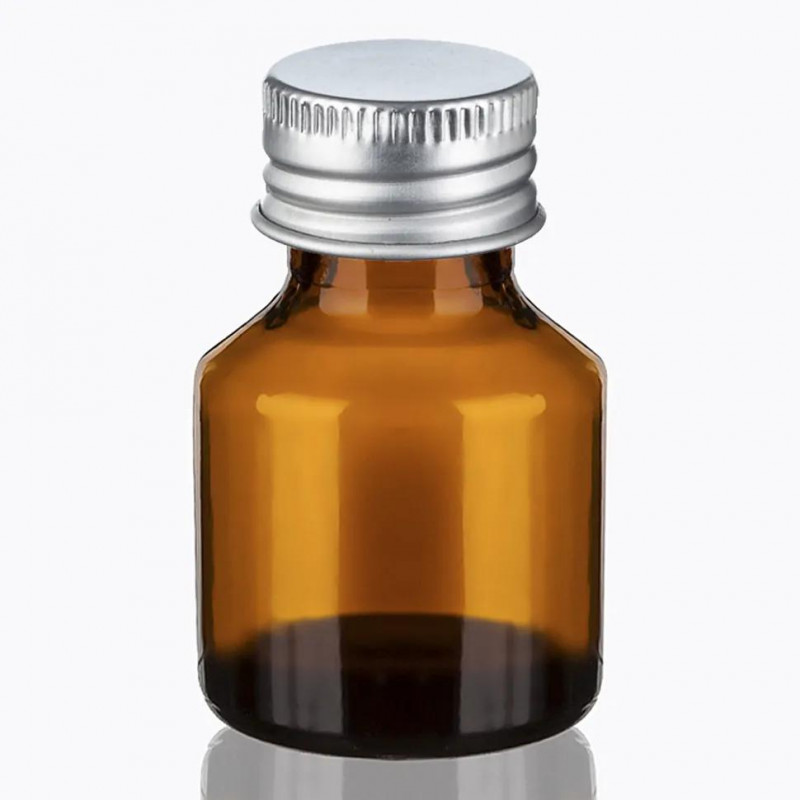 Флакон 15 мл, скляний, 20/410, коричневий