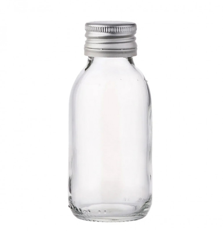 Флакони 100 мл, скляний, 28/410, прозорий