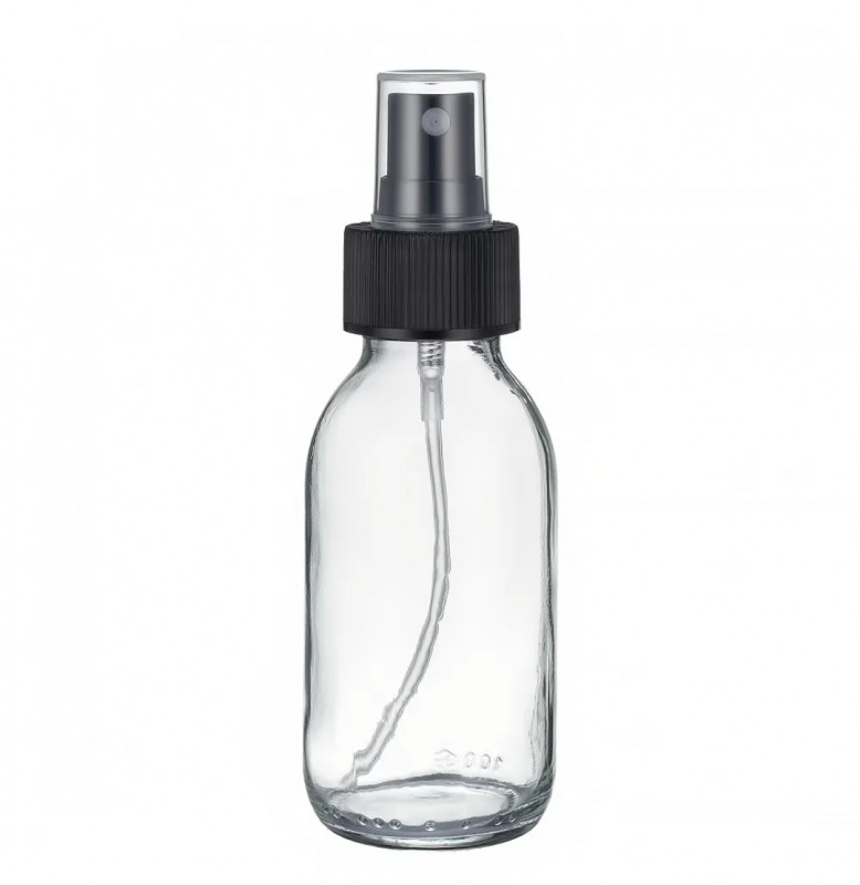 Флакони 100 мл, скляний, 28/410, прозорий