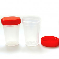 Баночка 80 мл АКВАРЕЛЬ пластикова, прозора, з кришкою Баночка 80 мл АКВАРЕЛЬ пластикова, прозора, з кришкою