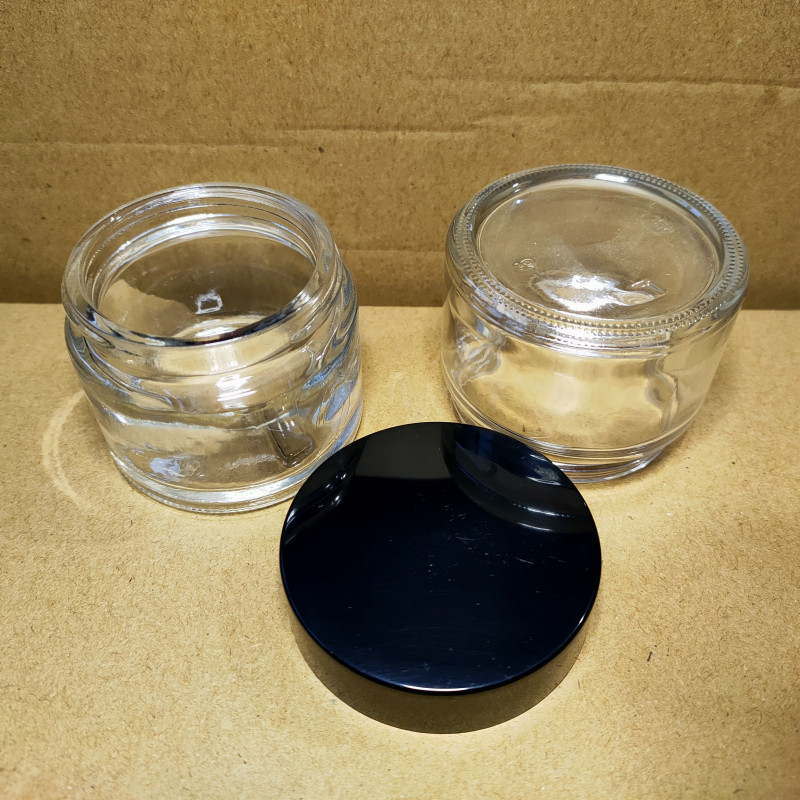 Баночка "НІНЕЛЬ" склянна 50 мл прозора