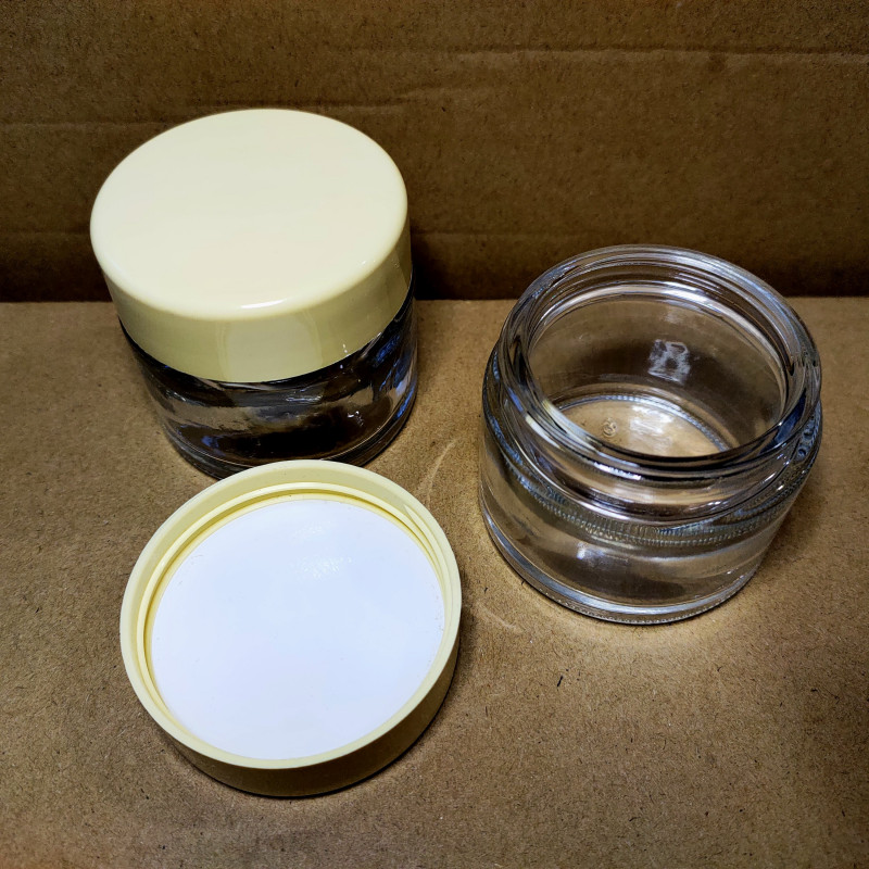 Баночка "НІНЕЛЬ" склянна 50 мл прозора