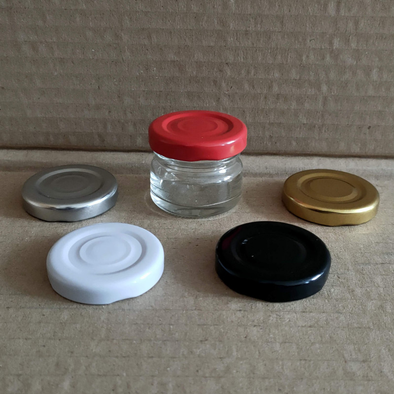 Баночка 30 мл "АРІЕЛЬ" скляна прозора