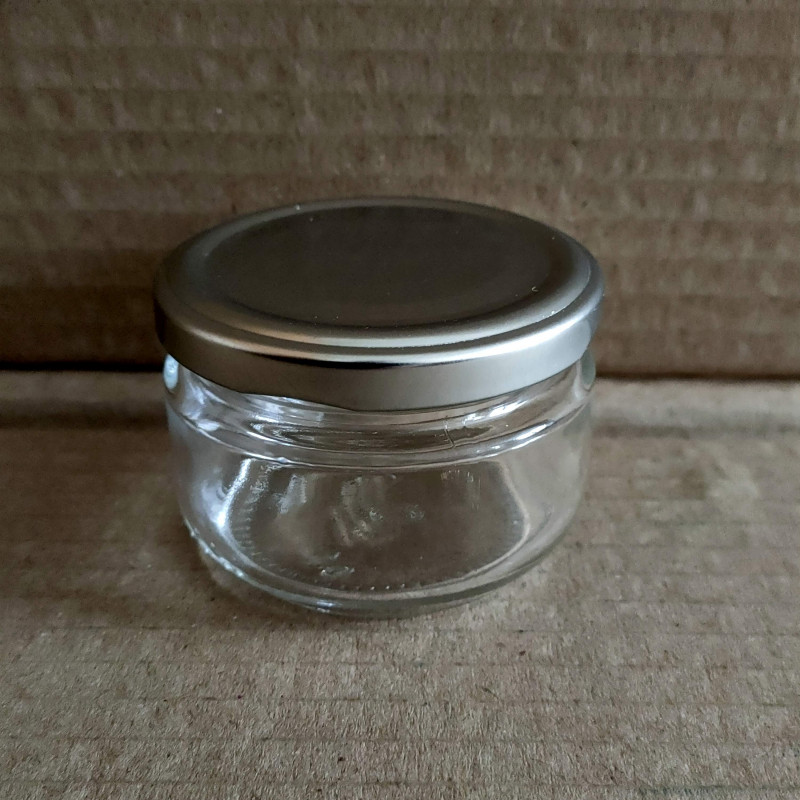 Баночка 100 мл "МАЙЯ" скляна, металева кришка