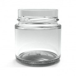 Баночка 135 мл "А'НЖЕЛА" скляна прозора, горло 58