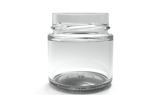 Баночка 135 мл "А'НЖЕЛА" скляна прозора, горло 58