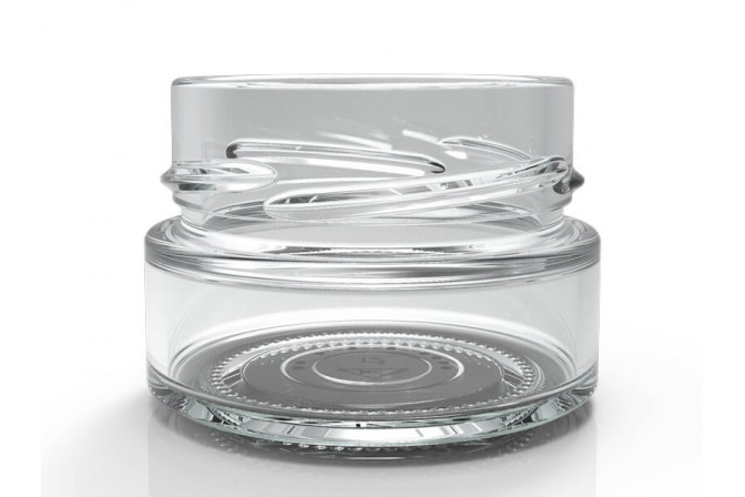 Баночка 50 мл "А'НЖЕЛА" скляна прозора, горло 58 мм