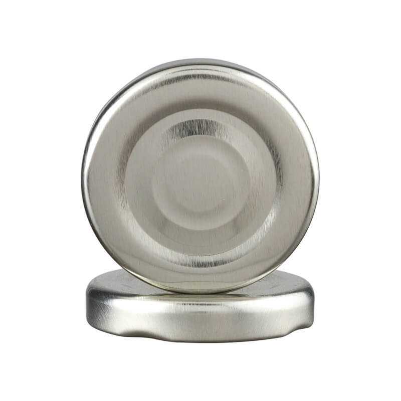 Кришка 43 мм до скляної банки Twist off, срібна Кришка 43 мм до скляної банки Twist off, срібна