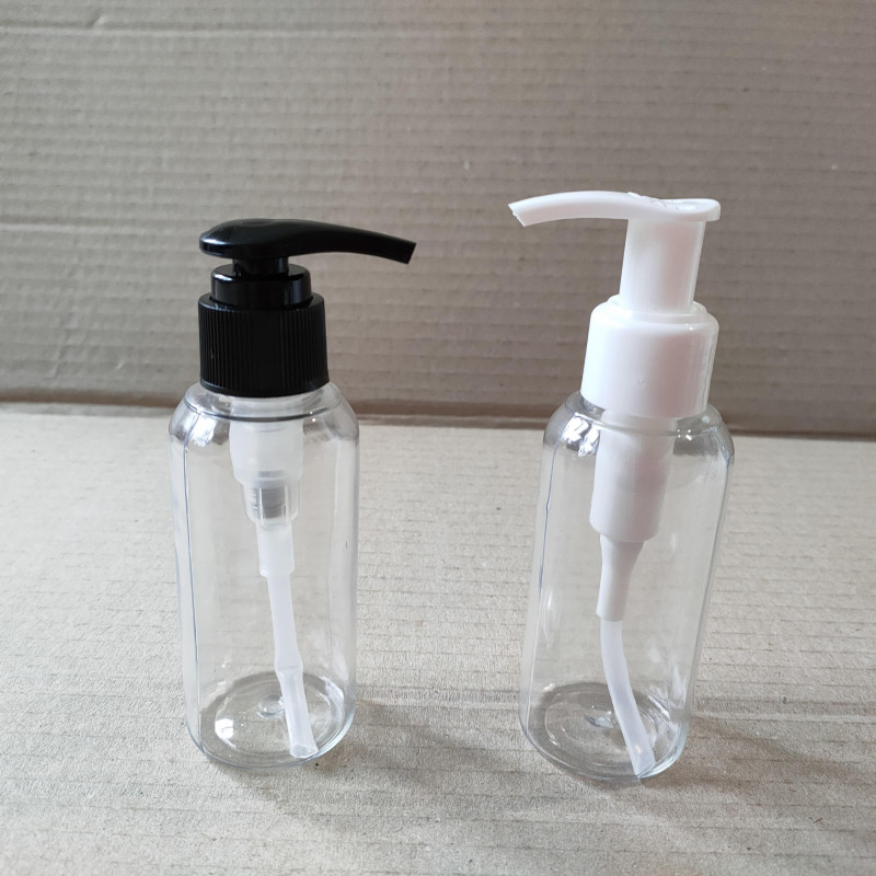 Флакон 50 мл "БАМБУК", прозорий, пластиковий, горло 24/410 с кришкою на вибір