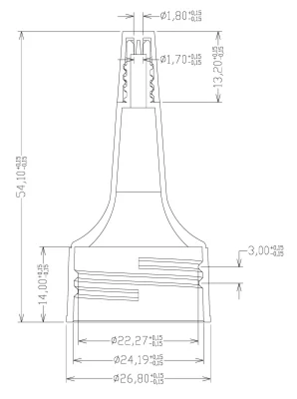 Кришка з носиком 24/410 біла