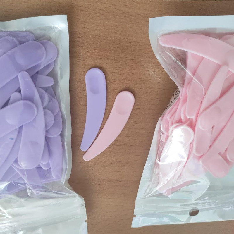 Ложечки для крему 1 мл рожеві