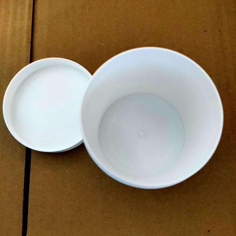 Баночка "ТВІСТ" 250 мл біла висока, без мембрани