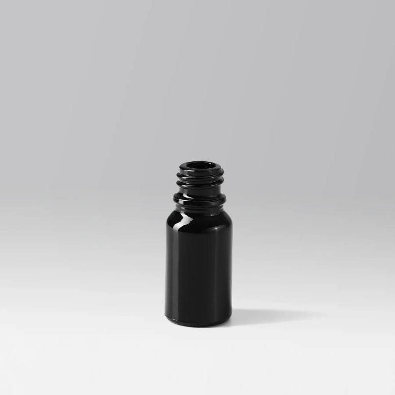 Флакон 10 мл, склянний, 18/410, чорний