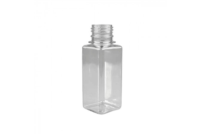 Флакон 100 мл "ФОРД", квадрат, прозорий, 28/410