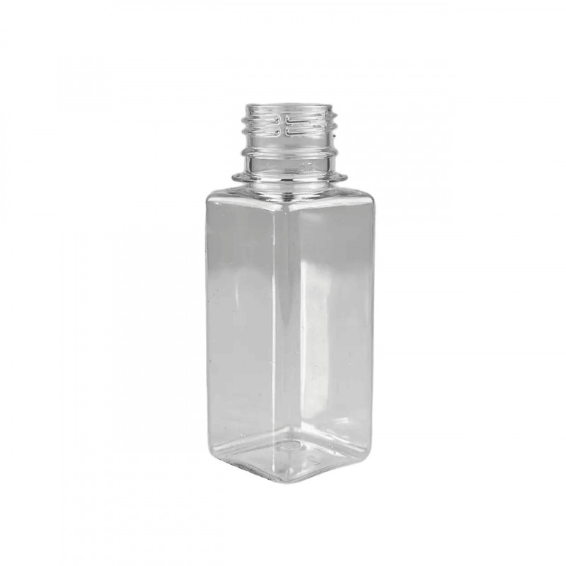 Флакон 100 мл "ФОРД", квадрат, прозорий, 28/410