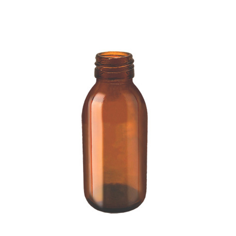 Флакон 100 мл, скляний, 28/410, коричневий