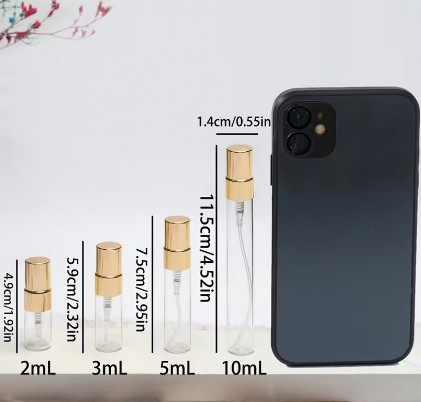 Флакон 5 мл з розпилювачем, прозорий