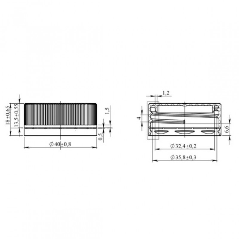 Кришка 38 с КПР до банки К1.3