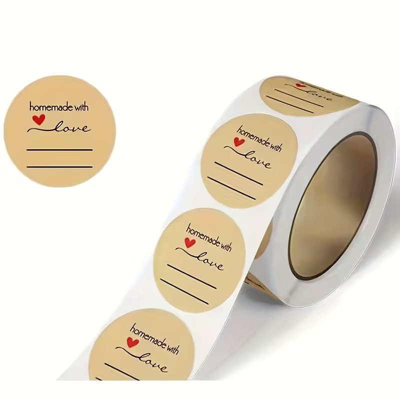 Етикетки 2,5 м Homemade wiht love