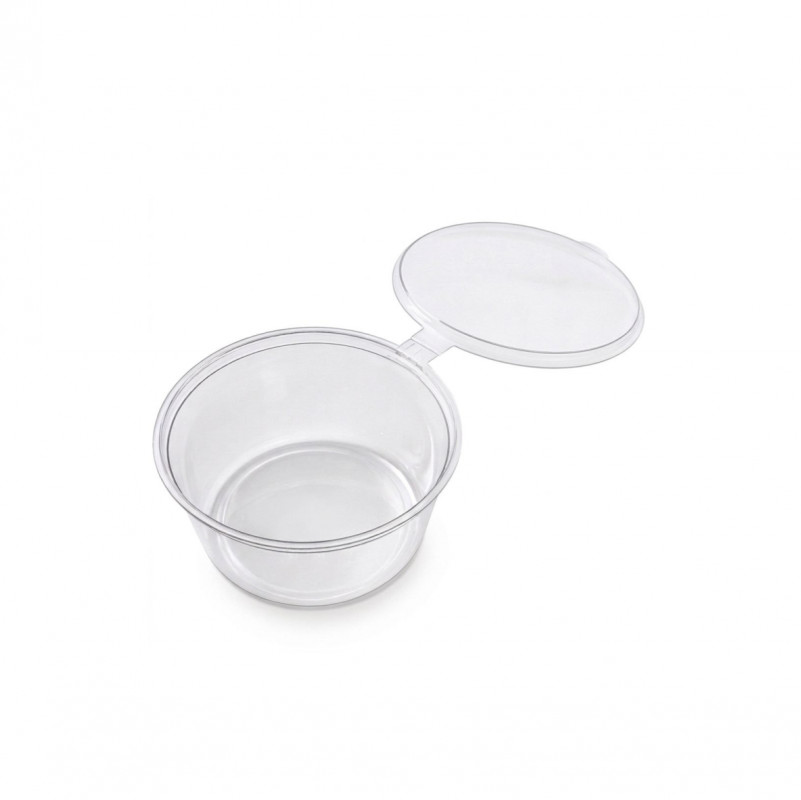 Соусник 30 мл прозорий з кришкою