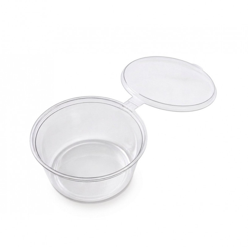 Соусник 50 мл прозорий з кришкою