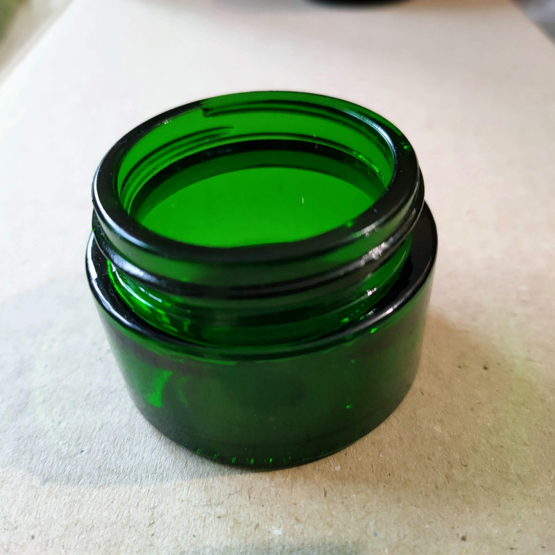 Баночка "КІТІ" скляна 30 мл зелена