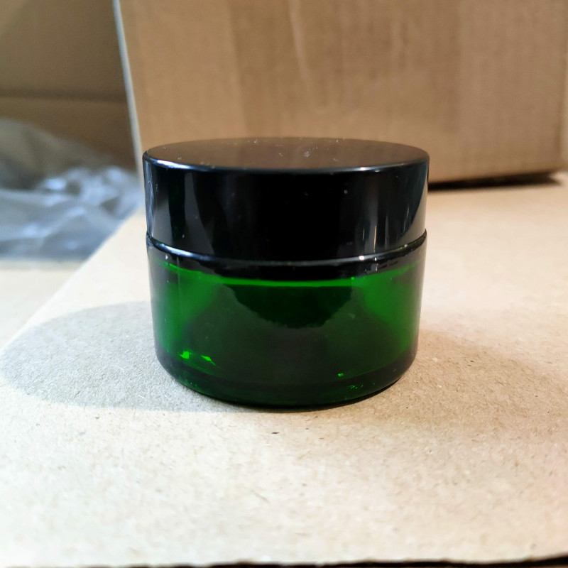 Баночка "КІТІ" скляна 30 мл зелена