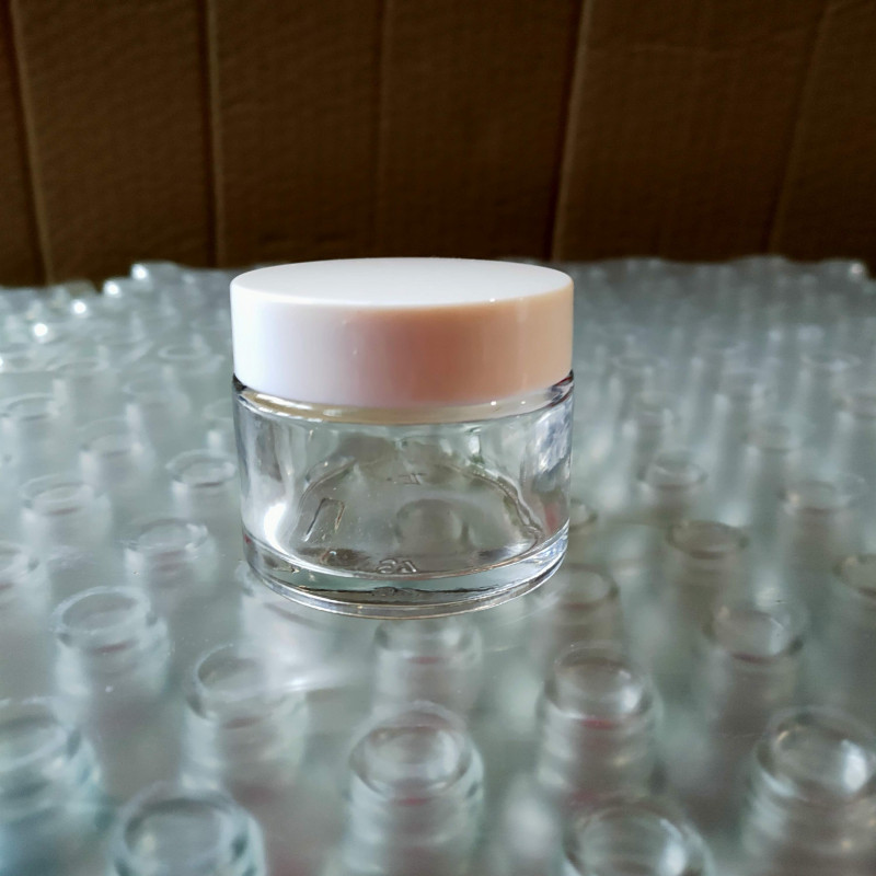 Баночка "НІНЕЛЬ" склянна 50 мл прозора