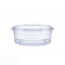 Судочок 200 мл з кришкою, пластиковий, прозорий
