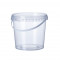 Відро 1000 мл прозоре з кришкою